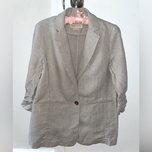 MICHAEL KORS LINEN JACKET - Picture 3 of 8